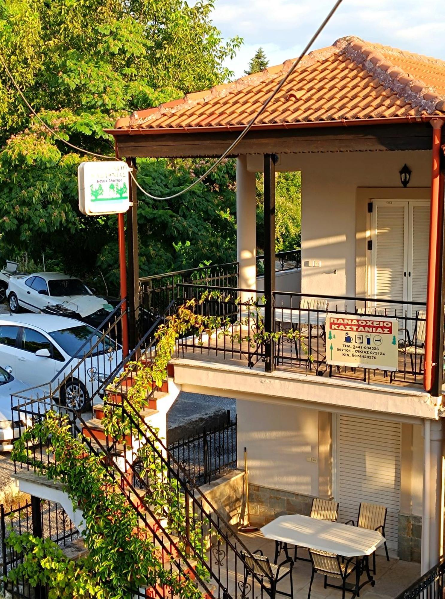 Hotel Πανδοχείο Λίμνης Πλαστήρα Kastanéa Exterior foto